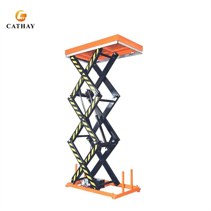 hydraulic double scissor lift table