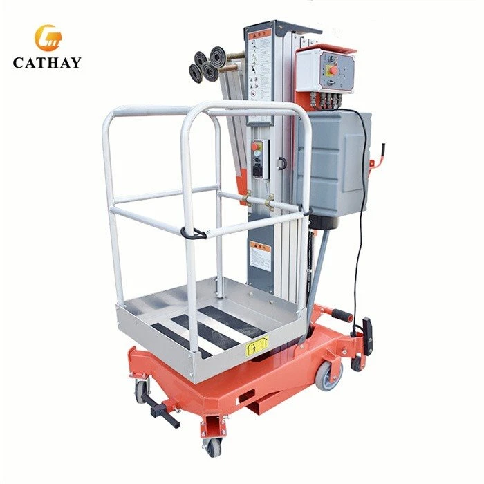 push around mast lift