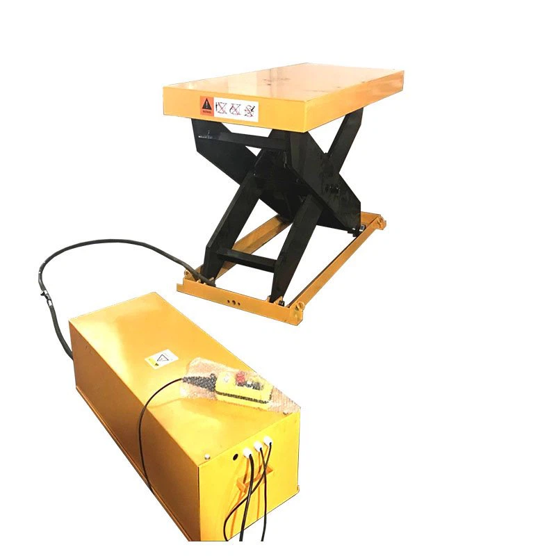 Pieni hydraulinen saksinostopöytä