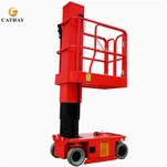 Hydraulinen teleskooppinen mies, joka ajaa yhden maston nostin